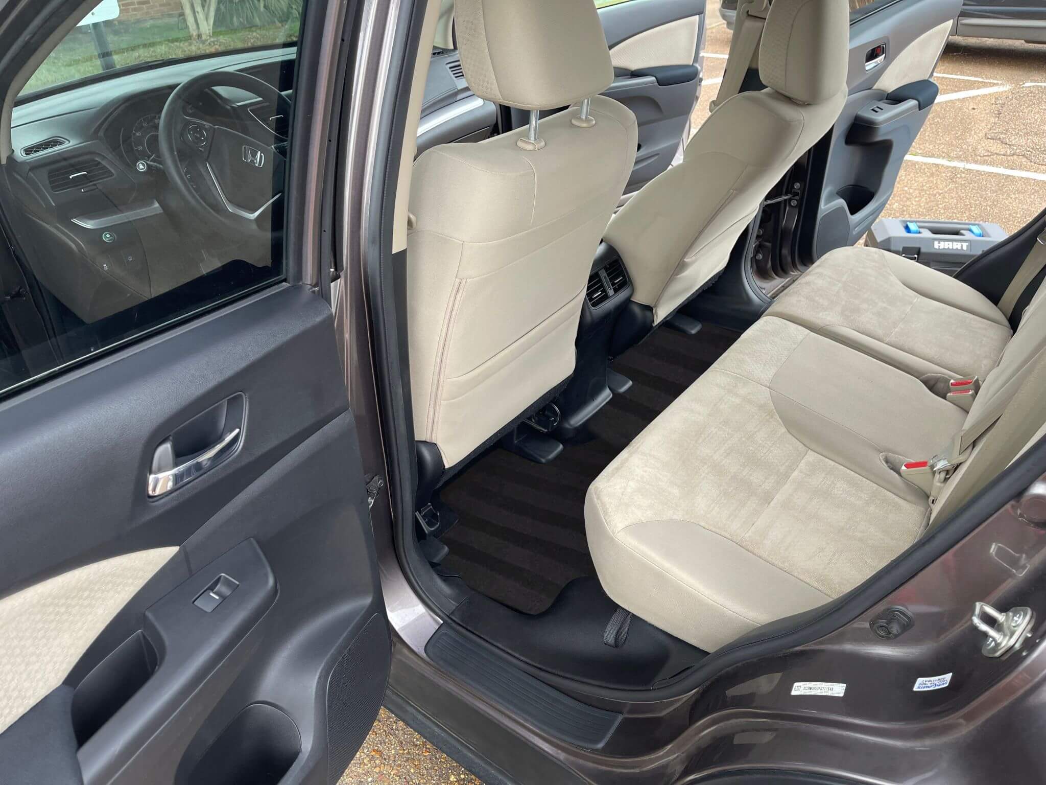 car interior detailing before and after Allen Texas Raven Auto Detailing deep clean seats